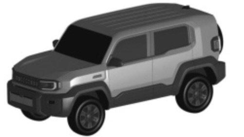 Possible Toyota Land Cruiser FJ patent image